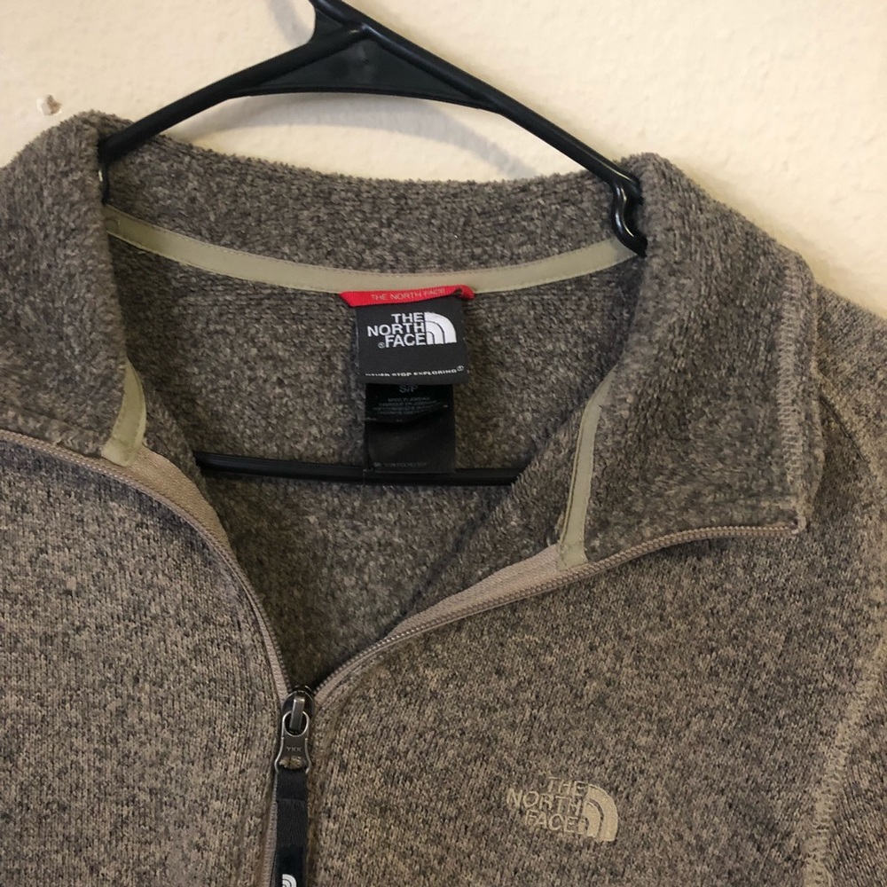 The North Face fleece quarter zip heather sweater - Picture 3 of 6